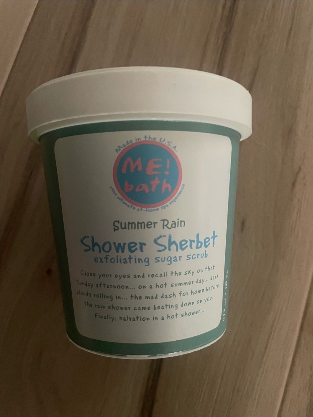 Summer Rain Shower Sherbet Exfoliating Sugar Scrub